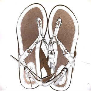White and silver B.o.c Sandal